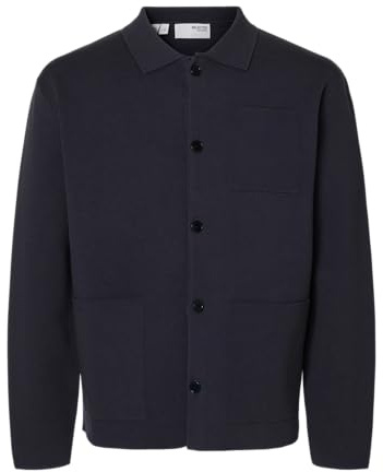 Selected Homme Male Strickjacke Relaxed Fit | Knitted Cardigan