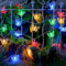Wishstar Lichterkette Schmetterling, 3m 20 LED Bunte Lichterkette Schmetterling Girlande, Innen/Außen Dekor Festival Licht, Fairy Lights Frühling Sommer für Schlafzimmer, Hochzeit, Weihnachts