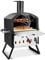 FANTASK Four à pizza 2 couches avec grille de cuisson, four à pizza extérieur, pierre à pizza et pieds pliables, pelle à pizza, couvercle étanche