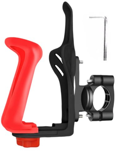 CGACCSD Porte-Bidon Vélo - Support Bouteille VTT,Accessoire de Cyclisme Ajustable Fixation au Guidon pour Cadre 20-35mm Route et Montagne