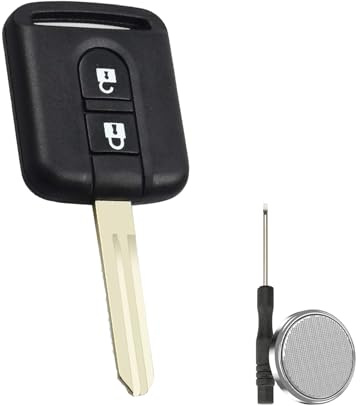 Nissan Qashqai Micra K12 Note NV200 Key Case Cover CR2032