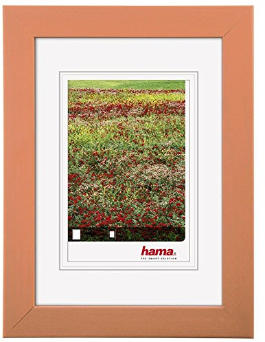 Hama Bilderrahmen Foggia Single Picture Frame Terrakotta, Holz, 10 x 15 cm