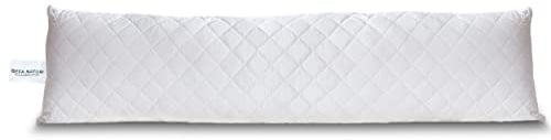 BEFA CARE Made in Germany Seitenschläferkissen extra fest gefüllt, 145x40 cm aus hochwertiger Daunenalternative, Öko-Tex 100 Klasse 1 Zertifiziert