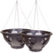 YouGarden BOGOF Easy Fill Hanging Basket - 15 Inch (2 baskets)