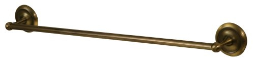Bisk 00410 Deco Handtuchstange 46 x 51 x 7,5 cm in Messing-Antik-Optik