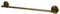 Bisk 00410 Deco Handtuchstange 46 x 51 x 7,5 cm in Messing-Antik-Optik