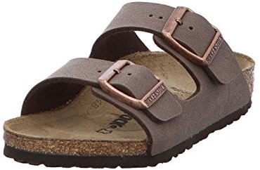 Birkenstock Kids Arizona 552893, Unisex-Kinder Pantoletten, Braun (Mocca), 34 EU (2 UK)