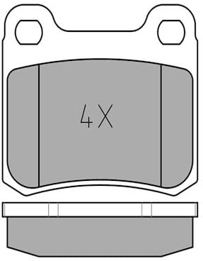 Meyle 025 206 8715 Brake Pad Set, disc brake