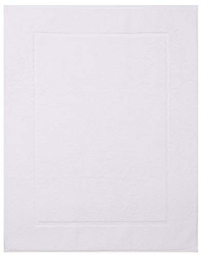 Betz Badvorleger Premium 50x70 cm 1er Set – Badematte aus 100% Baumwolle, ca. 650 g/m², Oeko-TEX® Standard 100, saugstark & weich Farbe weiß