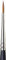 Winsor & Newton Artists Pinceau Aquarelle Martre Kolinsky Rond N°0