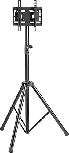 Allcam TR940A Portable Tripod TV Stand w/Mounting Bracket for 19-42 inch LCD/LED Monitors and TVs up to Mount Size 200x200 Tilt Max Height 1.8m