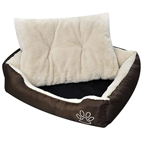 vidaXL Hundebett mit Kissen Gr. M Hundekorb Katzenbett Hundesofa Hunde Katzen
