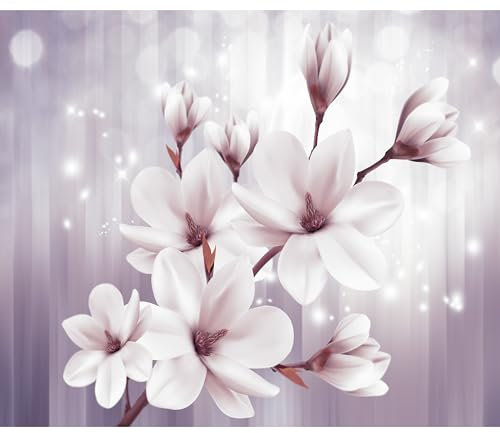 Fototapete murando 350x256 cm Vlies Tapeten Wandtapete XXL Moderne Wanddeko Design Wand Dekoration Wohnzimmer Schlafzimmer Büro Flur Blumen Magnolie b-A-0279-a-c