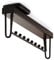 Emuca 7086513 porte-vêtements herausziehbarer mit Schließ-Komfort für Schrank tiefe 445 mm ID Mokka