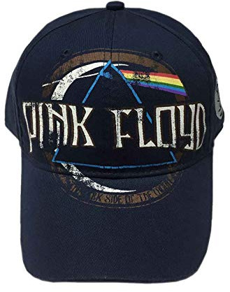 Pink Floyd Baseball Cap Dark Side Of The Moon Album Distressed Official Navy One Size