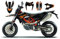 MATT 690 Enduro 2019 | Factory DEKOR Decals KIT Aufkleber Graphics