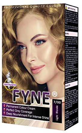 FYNE Light Blonde Permanent Hair Dye for Women - Home Hair Color Cream with Built-in Conditioner - Gentle, Long-Lasting, Easy to Use, Suitable for All Hair Types -Achieve Salon-Quality Results at Home