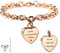 MeMeDIY Personalisierte Herz Urne Armband Gravur Fotoname für Frauen Männer Menschliche Asche Halter mit Verstellbarer Kette Memorial Cremation Andenken Trichter Kit