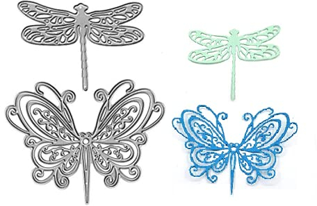Metall-Schmetterlings-Stanzschablonen, Libelle, Prägeschablonen, Vorlage, Form für Karten, Scrapbooking und Bastelarbeiten, Alben, Papierkarten, Dekoration