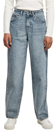 Urban Classics Damen Ladies High Waist 90´S Wide Leg Denim Pants