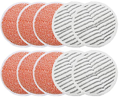 GreeSuit 10 Stück Wischpads Ersatz Dampfmopp-Pads kompatibel mit Bissell Spinwave Mop 2124, 2039, 2307, 2039A Serie, Spinwave Pads für Bissell