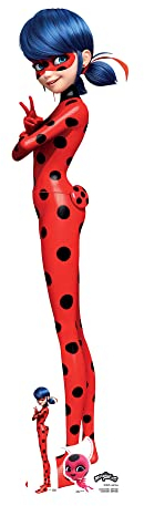 Star Cutouts SC4041 Ladybug - Miraculous: Tales of Ladybug & Cat Noir Pappaufsteller Höhe 136 cm