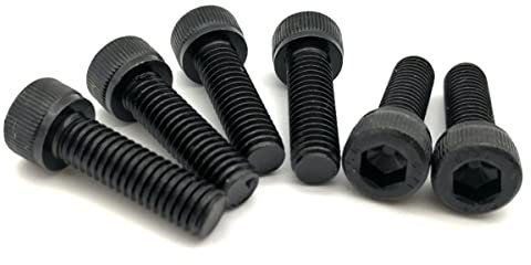 Vis à filetage à gauche M3 M4 M5 M6 M8 M10 Grade12.9 912 Vis à tête cylindrique à six pans creux à filetage à gauche-M3x12 (10 pièces)