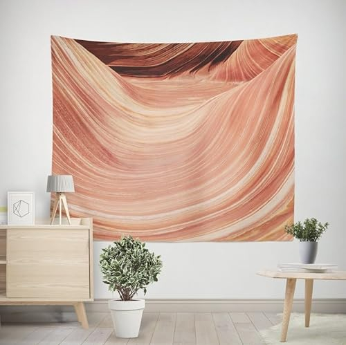 EHOMERY Wandteppich XXXL Baby Wanddekoration Natürliche Textur Wandbehang Winter Wanddekoration Gemälde Wohnzimmer Schlafzimmer Wandbehang Dekoration 300x250cm