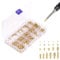360pcs 3D Printing Brass Nuts, M2 M2.5 M3 M4 M5 M6 Threaded Inserts Knurled Brass Nuts Heat Set Inserts for 3D Printing Parts Loptop Automotive Plastic Shell