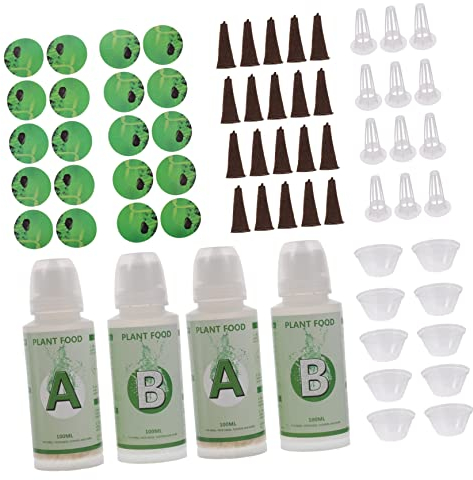 Sosoport 1 Satz Samenkapsel-Kit Pflanzenaufzucht pflanzenpflege Schwämme Anlage hydroponisches System hydroponischer Schwamm Hydroponik Pflanzenzubehör Pflanzer Suite Container PVC