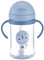 Zuasdvnk Tasse Paille Enfant, Gobelet D'apprentissage 2 en 1, Étanche, Anti-fuite, Facile à Ouvrir, 400ml