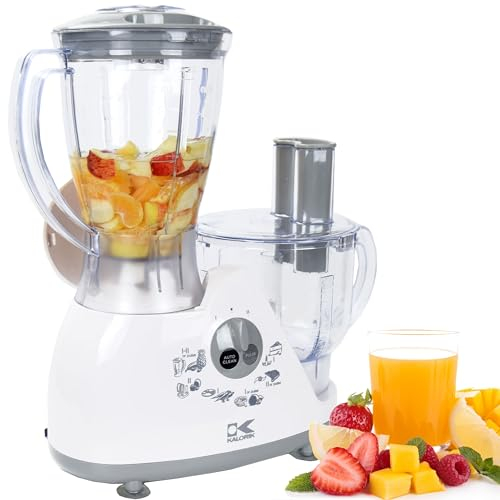 Syntrox Germany 5,8 l Küchenmaschine | Rührmaschine | Standmixer | Saftpresse | Zerhacker, mit Aufsätzen, inklusive Zubehör, Flexibler Küchenhelfer, Mühelose Zubereitung