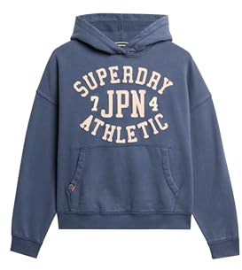 Superdry Damen Übergroßes Athletic Essentials Hoodie mit Applikation