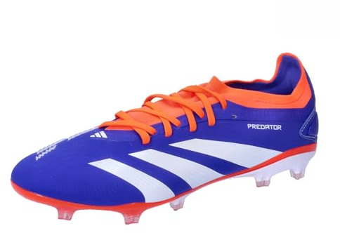 adidas Herren Fussballschuhe Predator PRO FG FTWR White/Solar Red/Lucid Blue 40 2/3