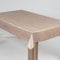 laro Wachstuch-Tischdecke Abwaschbar Garten-Tischdecke Wachstischdecke PVC Plastik-Tischdecken Eckig Meterware Wasserabweisend Abwischbar |70|, Muster:Leinenoptik Beige Braun, Größe:140x240