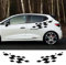 LYABYT Auto Tür Seite Aufkleber Sport Stil Vinyl Film Aufkleber Auto Externes Tuning Zubehör, Für Renault Clio 1 2 3 4 5 IV RS V Racing