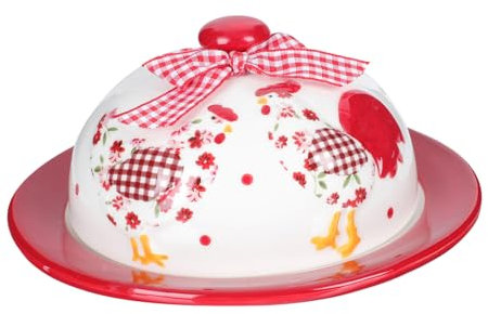 Amosfun Keramikschale Mit Deckel Speiseschale Design-butterdose Keksschale Dessertdose Für Snacks Hitzebeständig Leicht Zu Reinigen