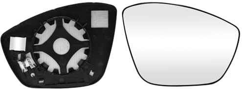 TTCR-II Cristal Espejo Calentado Cristal Exterior para C3 MK3/208/308/2008 | Compatible con Calentado Retrovisor Espejo Citroen C3 2016-2021, Peugeot 208/308/2008 2012-2019 Retrovisor Exterior-Derecho