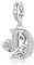 Letter Charms für Pandora Armbänder Silber Alphabet Initiale Charms D Bead Anhänger Schmuck Geschenk für Frauen Mädchen