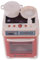 OATIPHO 1 Juego Horno electrico electrico Juegos de Cocina para Juguete de Cocina portátil Juguete de Cocina para Horno de Juguete Divertido Modelo de Horno el plastico Rosa