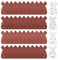 Pack of 40 for Black and Decker Mouse Sandpaper, Grit 40/60/80/120 Mouse Detail Sanding Sheets, Detail Sander, Velcro Sanding Triangles, Sanding Pads, Triangle Sanders