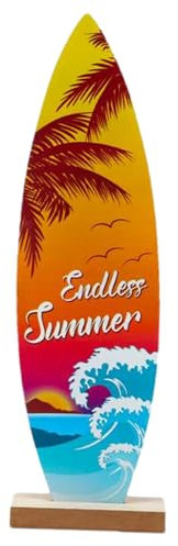 Surfboard Tischdeko Miniatur Surfbrett Modell Sommer Surfboard Deko Holz Strande Surfbrett Schild Indoor Surfbrette Plakette Holz Surfbrette Kunst Für Bar, Pool Beach Party Dekorationen