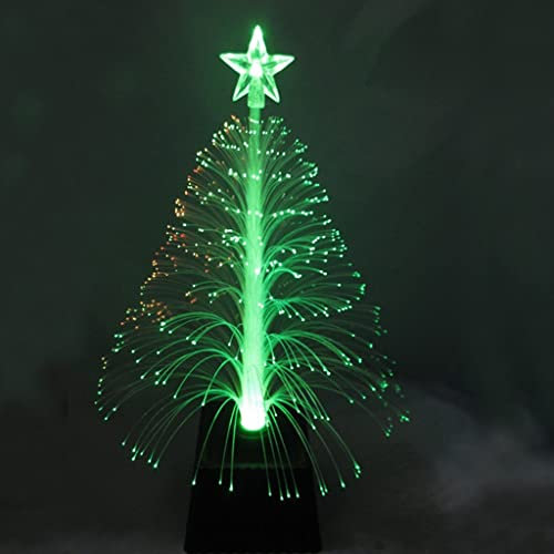 Albero di Natale artificiale Illuminazione a LED Interni Per Bambini Navidad Regali Bianco Interno Capodanno Cambiamento Colore Alimentato a Batteria Interno Piccolo