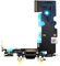 Eutoping Placa de puerto de carga para Apple iPhone SE (3ª generación), color negro, con cable flexible IC de carga rápida, repuesto
