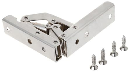90 Degree Folding Door/Shelf Hinge Hidden Bracket Table Holder Furniture Parts