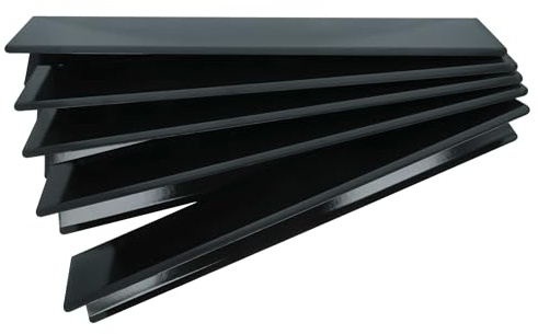 vhbw 5X Aromaschienen Ersatz für Weber 7621 für Gasgrill, Grill - porzellanemaillierter Stahl, 44,8 cm Länge