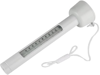 Dioche Thermomètre de Piscine Mini Thermomètre à Eau Flottant Intérieur Extérieur-incassable et étanche-mesure Précise de la Température pour Piscines, Spas, Aquariums,