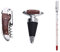 LAGUIOLE - Set mit 3 luxuriösen Weinaccessoires - Korkenzieher, Stopperkappe, Thermometer - Pakka-Holz - Geschenkbox - Ideal für alle Weinliebhaber