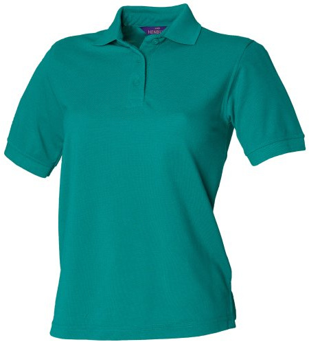 Henbury Womens/Ladies 65/35 Polo Shirt (XL) (Jade)