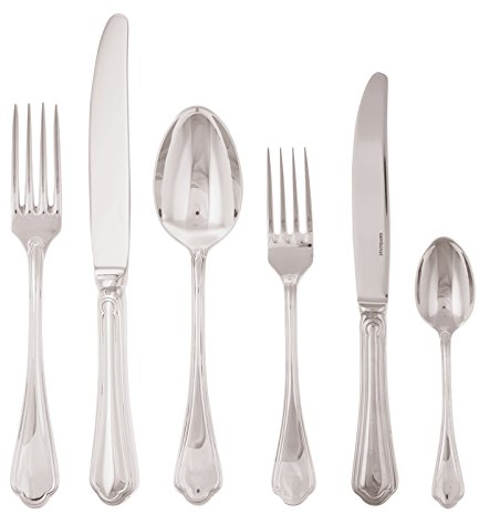 Sambonet Servizio 36 Pz Manico Orfèvre Filet Toiras Inox